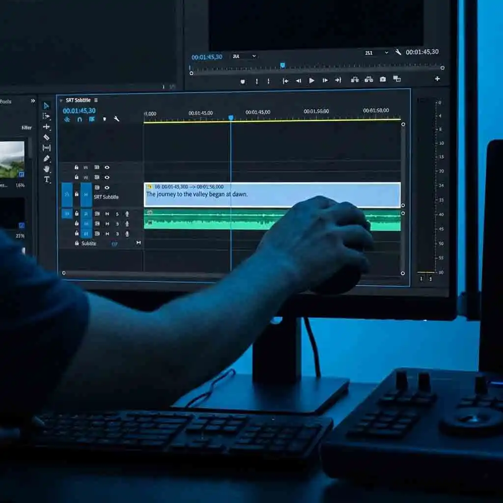 Use SRT subtitles in video editing