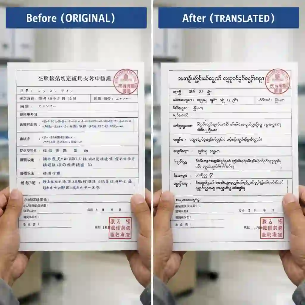 在线课程字幕翻译示意图