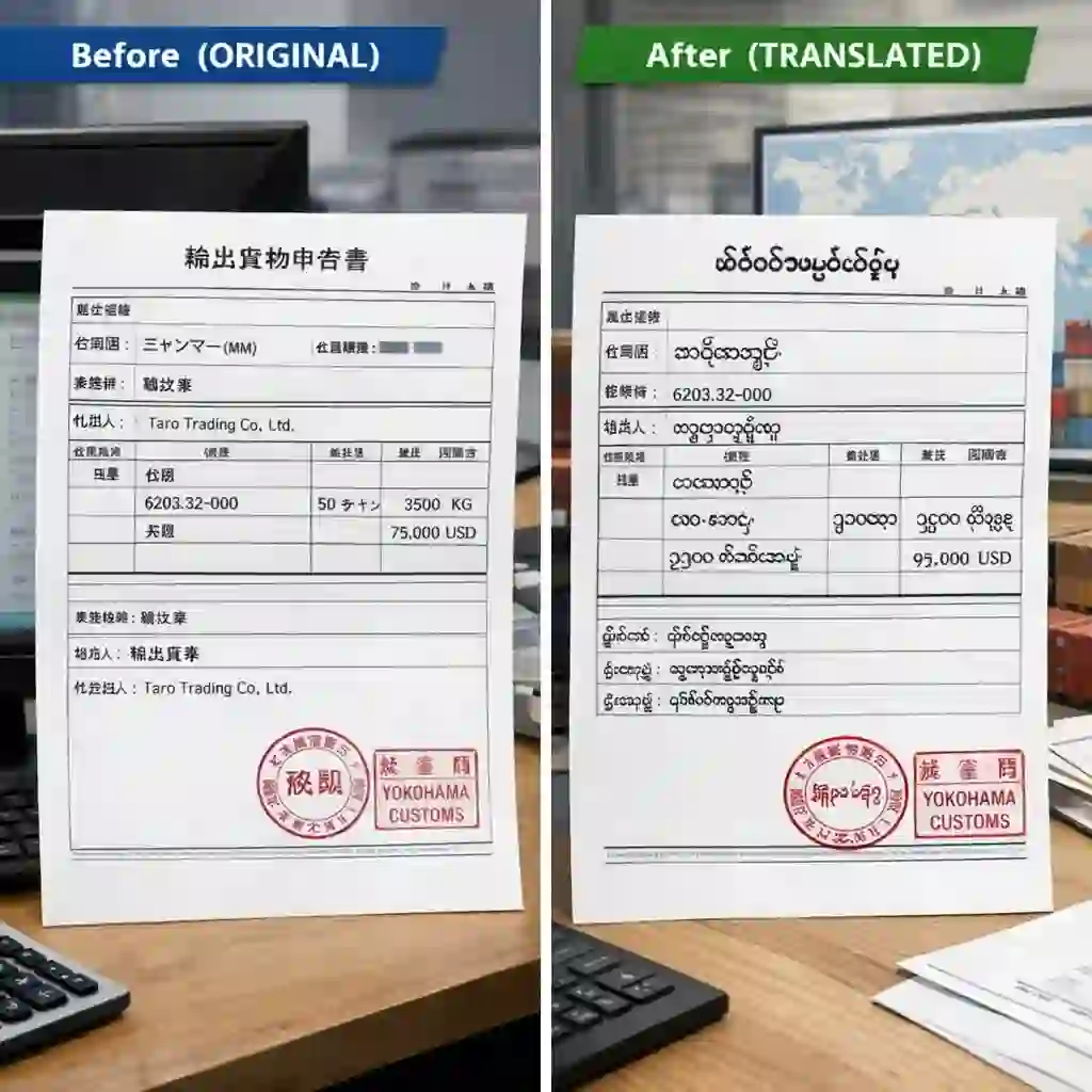 商业演示视频字幕翻译示意图