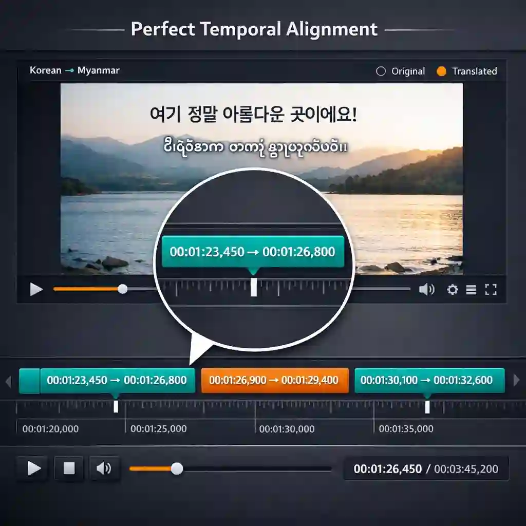 Subtitle timestamp preservation