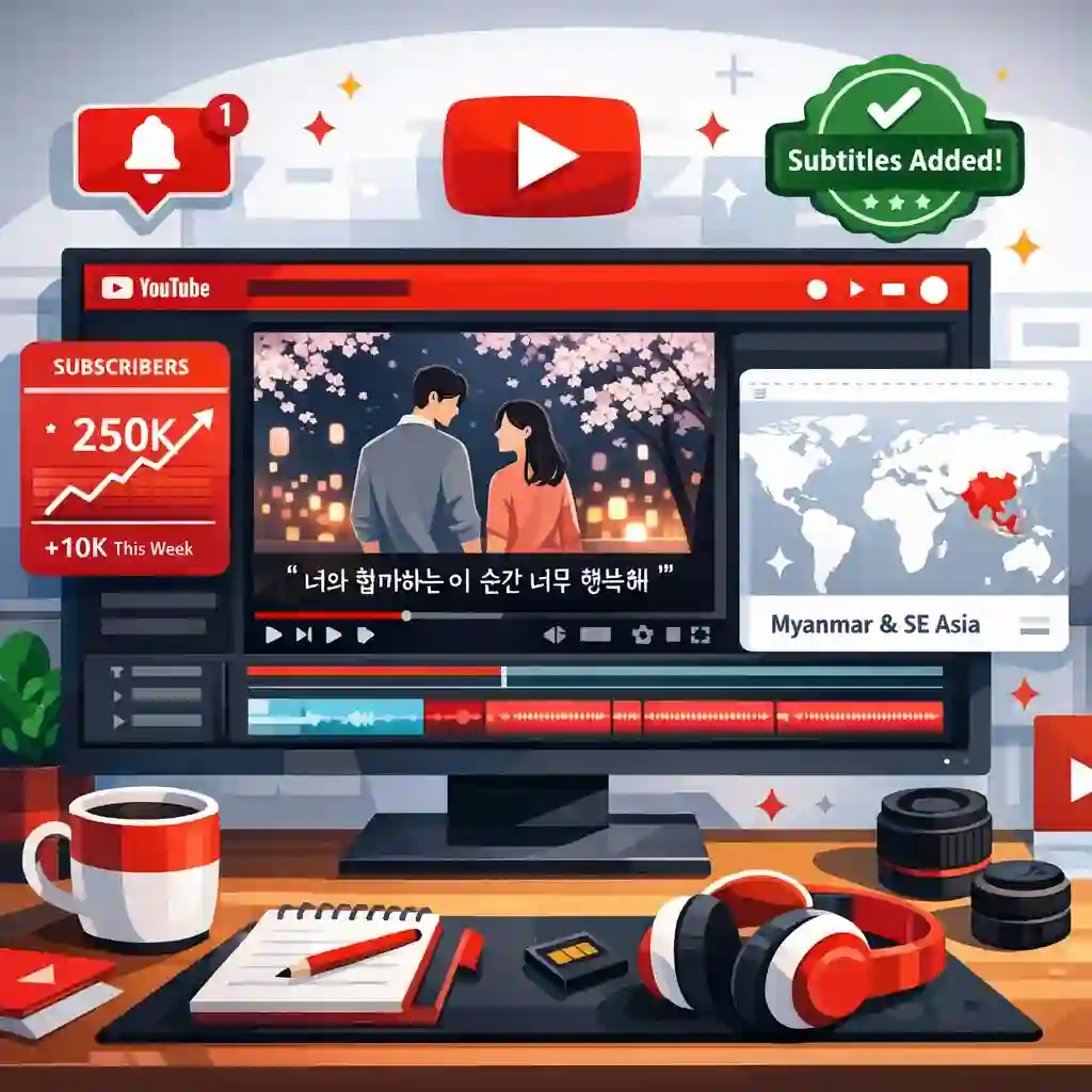 Subtitle generation for content creators